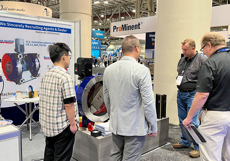 Hefei Huayun went to the United States to participate in the New Orleans WEFTEC